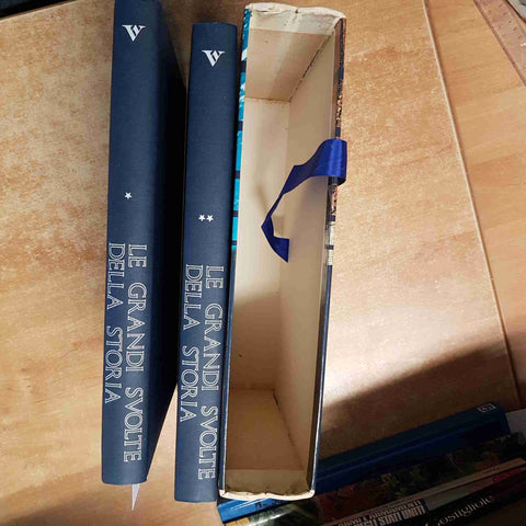 LE GRANDI SVOLTE DELLA STORIA 2 VOLUMI + COFANETTO MONDADORI 1974 prima edizione