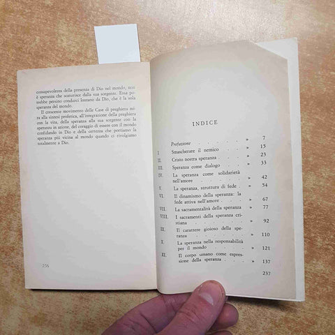 BERNHARD HARING - C'E' ANCORA SPERANZA 1971 EDIZIONI PAOLINE