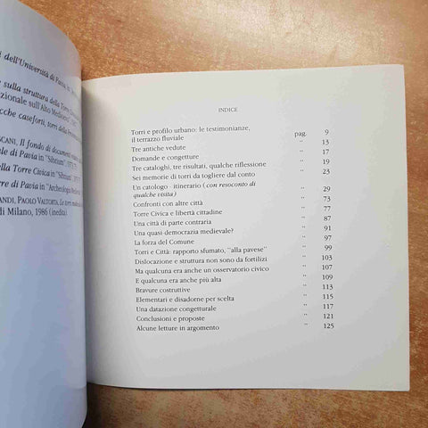 GIOVANNI VACCARI - PAVIA TORRI E CITTA' 1986 fotografie CHIOLINI - LUIGI PONZIO