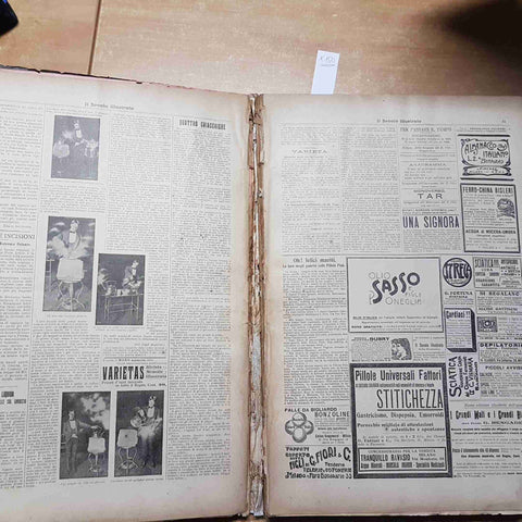 IL SECOLO ILLUSTRATO DELLA DOMENICA ANNO XVII 1905 SONZOGNO annata completa