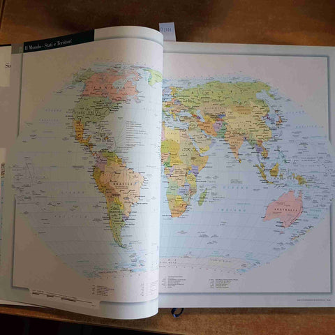 LA TERRA ATLANTE GEOGRAFICO DE AGOSTINI 2008 BANCA POPOLARE DI NOVARA