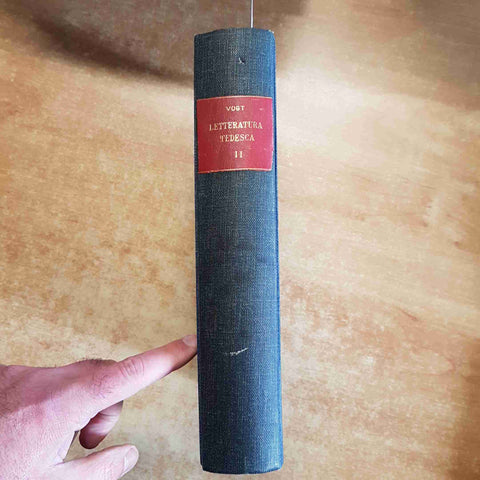 STORIA DELLA LETTERATURA TEDESCA - VOLUME 2 - VOGT, KOCH, CRIVELLI 1915 UTET