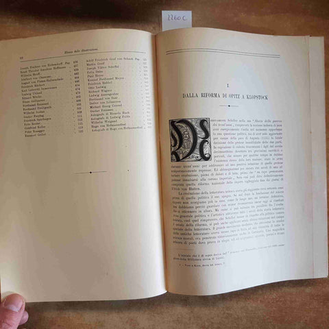 STORIA DELLA LETTERATURA TEDESCA - VOLUME 2 - VOGT, KOCH, CRIVELLI 1915 UTET