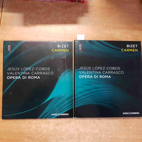 LOPEZ COBOS, CARRASCO - BIZET CARMEN Opera di Roma INTESA vox 1 LIBRO+2 CD+1 DVD