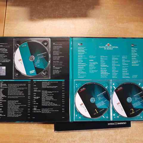 LOPEZ COBOS, CARRASCO - BIZET CARMEN Opera di Roma INTESA vox 1 LIBRO+2 CD+1 DVD