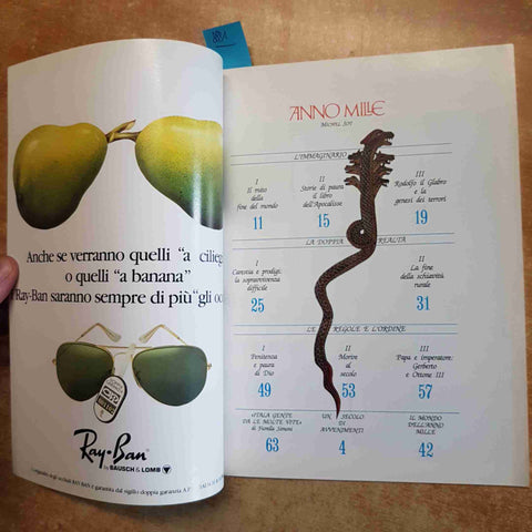 MICHEL SOT - ANNO MILLE STORIA DOSSIER 1986 GIUNTI BARBERA Rodolfo il Glabro