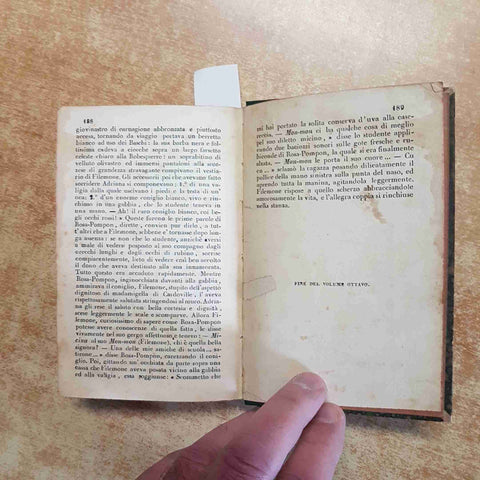 EUGENIO SUE - L'EBREO ERRANTE VOL.VII + VIII BORRONI E SCOTTI 1819