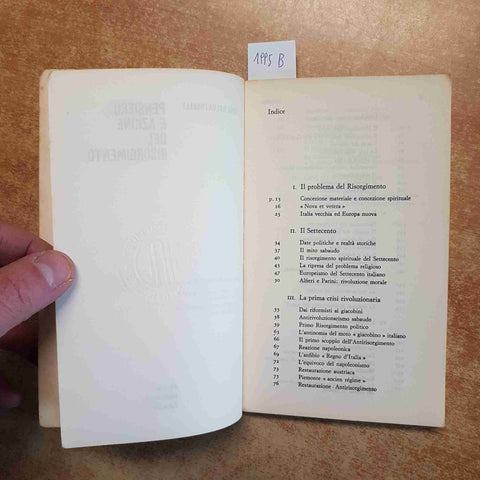 LUIGI SALVATORELLI - PENSIERO E AZIONE DEL RISORGIMENTO - EINAUDI storia moderna