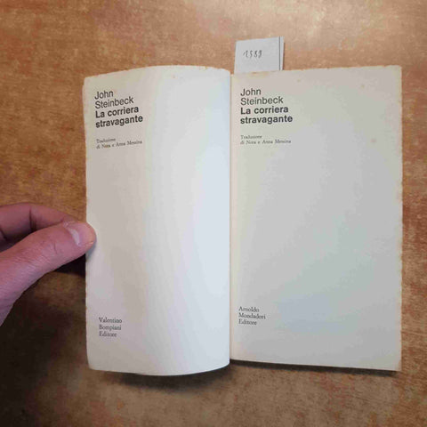 JOHN STEINBECK - LA CORRIERA STRAVAGANTE 1977 OSCAR MONDADORI romanzo picaresco