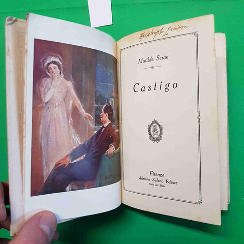 MATILDE SERAO - CASTIGO 1914 SALANI primo novecento romanzo romantico