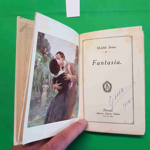 MATILDE SERAO - FANTASIA 1914 SALANI primo novecento romanzo romantico