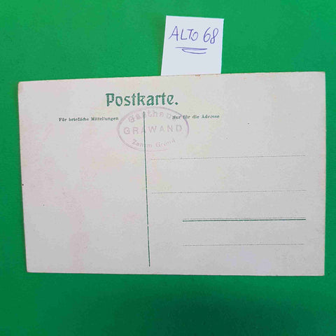 AUFSTIEG ZUM SCHWARZENSTEIN ZILLERTAL CARTOLINA EPOCA VINTAGE POSTCARD VEDUTA