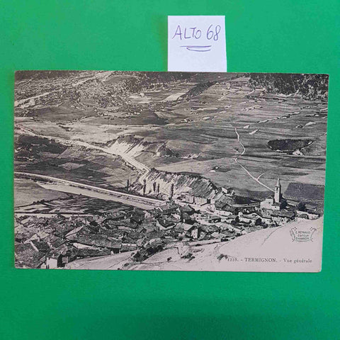 TERMIGNON VUE GENERALE 1906 CARTOLINA EPOCA VINTAGE POSTCARD VEDUTA VIAGGIATA