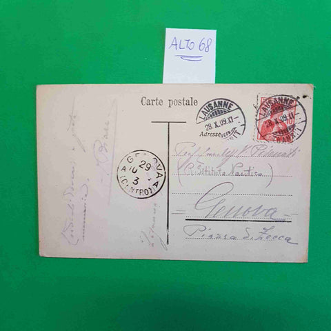 CLARENS VUE GENERALE ALPES DE SAVOIE CARTOLINA EPOCA VINTAGE POSTCARD VIAGGIATA