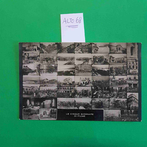 LE CINQUE GIORNATE DI FIUME PETRICICH anni '50 CARTOLINA EPOCA VINTAGE POSTCARD