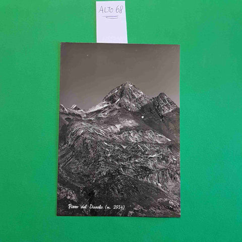 PIZZO DEL DIAVOLO DEL TENDA OROBIE M.2914 CARTOLINA EPOCA VINTAGE POSTCARD