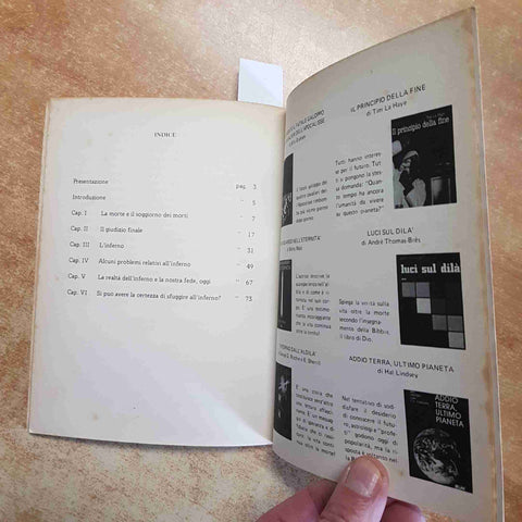 RENE' PACHE - ESISTE L'INFERNO? 1986 EUN Bibbia Chiesa cattolica ALDILA'