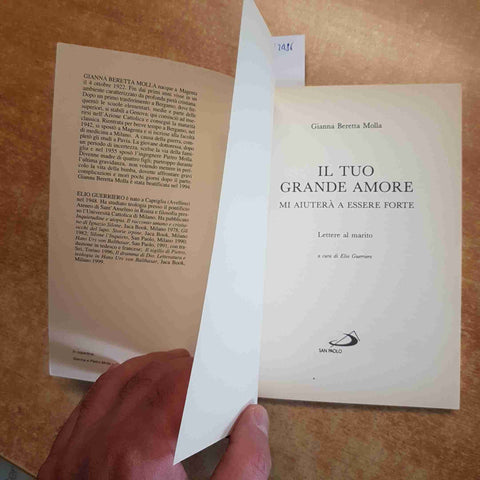 BEATA GIANNA BERETTA MOLLA Lettere al marito IL TUO GRANDE AMORE MI AIUTERA'