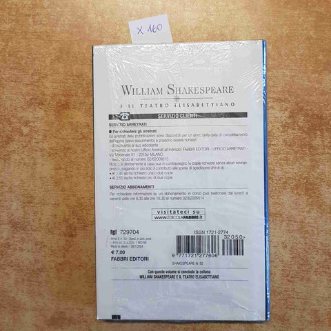 WILLIAM SHAKESPEARE IL TEATRO ELISABETTIAN CHRISTOPHER MARLOWE IL DOTTOR FAUSTO