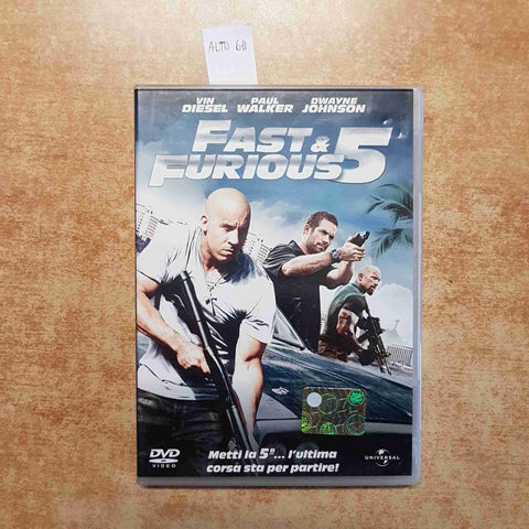 DVD VIN DIESEL, PAUL WALKER - FAST & FURIOUS 5 MONDADORI PANORAMA 2011