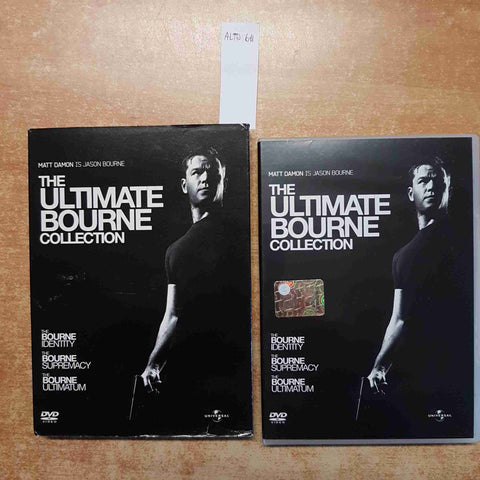 3 DVD THE ULTIMATE BOURNE COLLECTION - MATT DAMON UNIVERSAL MONDADORI thriller