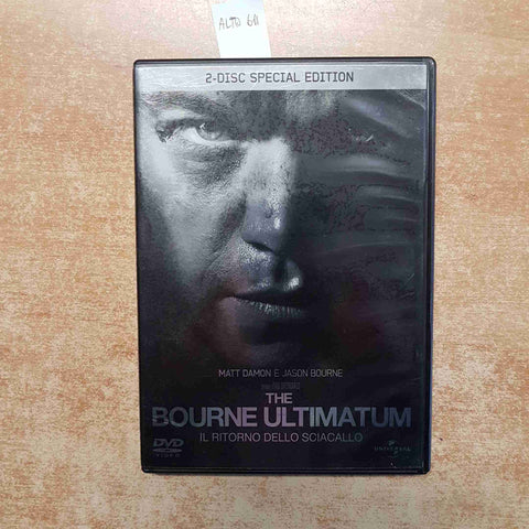 2 DVD THE BOURNE ULTIMATUM IL RITORNO DELLO SCIACALLO MATT DAMON 2007 UNIVERSALE