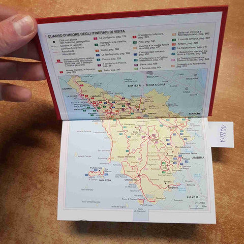 GUIDE D'ITALIA TOSCANA TOURING CLUB ITALIANO CORRIERE DELLA SERA guida rossa