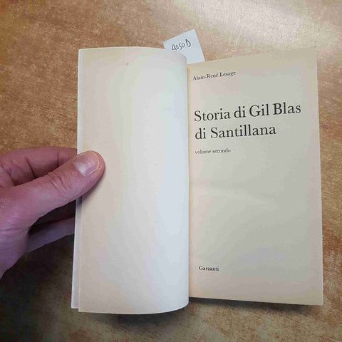 ALAIN LESAGE - STORIA DI GIL BLAS DI SANTILLANA volume 2° GARZANTI 1976