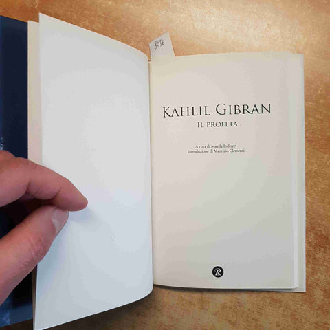 KAHLIL GIBRAN - IL PROFETA 2009 GHERARDO CASINI con testo inglese a fronte