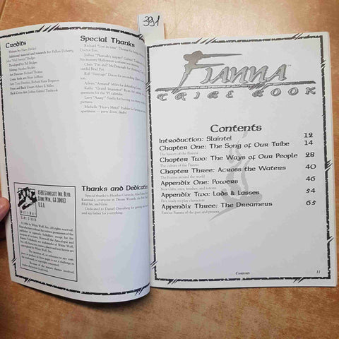 FIANNA TRIBEBOOK 4 A SOURCEBOOK FOR WEREWOLF. THE APOCALYPSE Heckel Leblanc 1994