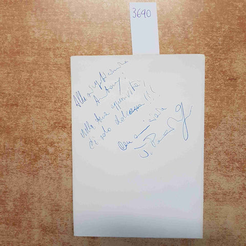 CARTOLINA GIANANTONIO PEZZOLI PACISCOPI AUTOGRAFATO collezionismo autografo