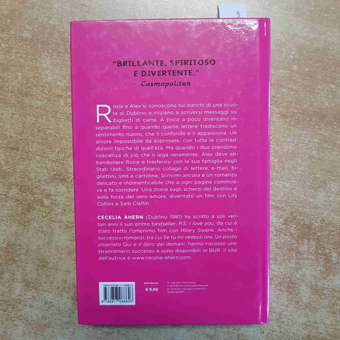 CECILIA AHERN - SCRIVIMI ANCORA 2016 BUR RIZZOLI copertina rigida ROMANZO