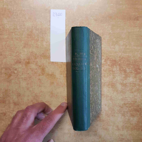 L'EBREO ERRANTE ROMANZO DI EUGENIO SUE VOLUME 3+4 BORRONI E SCOTTI 1848 MILANO