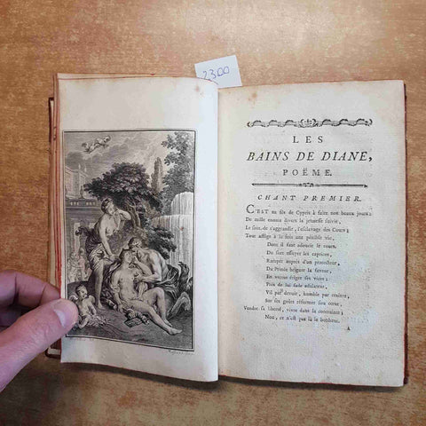 LES BAINS DE DIANE, OU LE TRIOMPHE DE L'AMOUR POEME 1770 PARIS - J.P. COSTARD