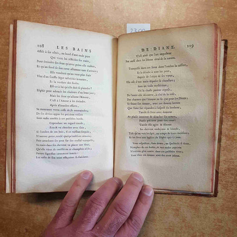 LES BAINS DE DIANE, OU LE TRIOMPHE DE L'AMOUR POEME 1770 PARIS - J.P. COSTARD