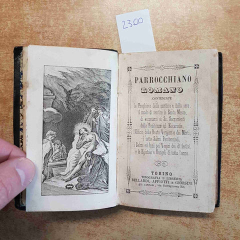 PARROCCHIANO ROMANO CONTENENTE LE PREGHIERE 1864 BELLARDI APPIOTTI