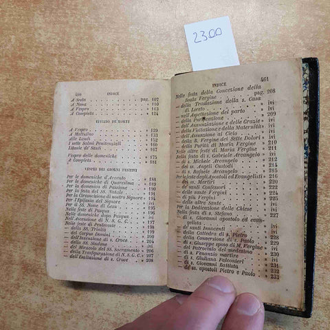 PARROCCHIANO ROMANO CONTENENTE LE PREGHIERE 1864 BELLARDI APPIOTTI