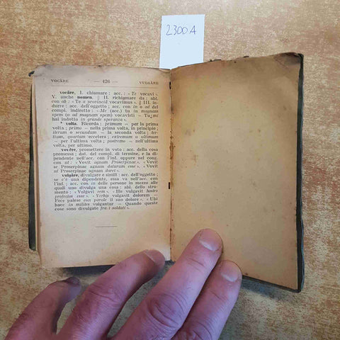 ENRICO LEVI - DIZIONARIETTO DELLA SINTASSI LATINA 1933 BARBERA FIRENZE 3° ediz.