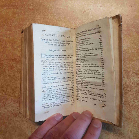 1787 M. TULLII CECERONIS EPISTOLARUM AD FAMILIARES LIBRI XVI JOANNIS GATTI cicer