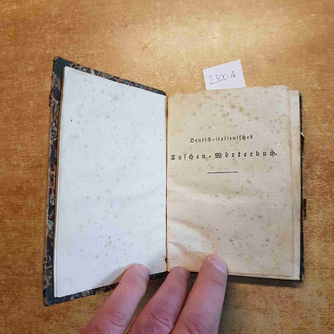 SCHUL UND REISE - TASCHEN WORTERBUCH DER ITALIENISCHE UND DEUTESCHEN SPRACHE