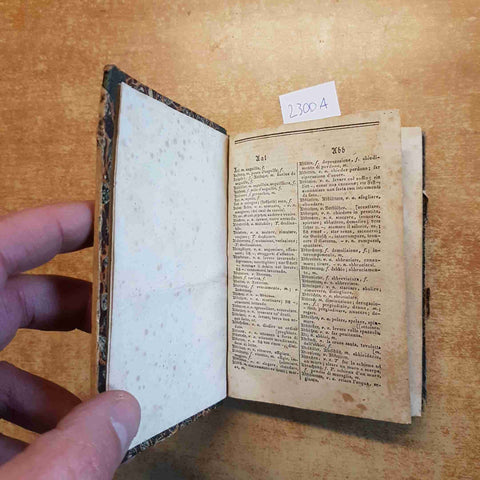 SCHUL UND REISE - TASCHEN WORTERBUCH DER ITALIENISCHE UND DEUTESCHEN SPRACHE