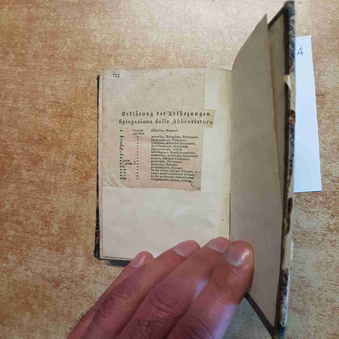 SCHUL UND REISE - TASCHEN WORTERBUCH DER ITALIENISCHE UND DEUTESCHEN SPRACHE