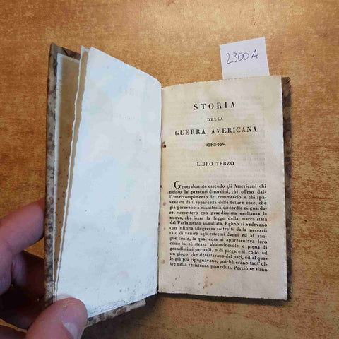 STORIA DELLA GUERRA DELLA INDIPENDENZA DEGLI STATI UNITI AMERICA 1834 BOTTA VOL2
