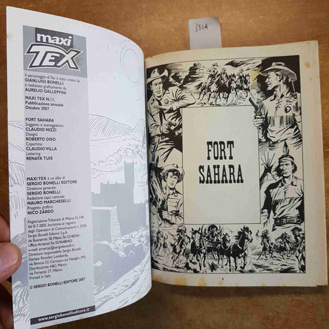 MAXI TEX 11 - FORT SAHARA 2007 SERGIO BONELLI 332 pagine storia completa WEST