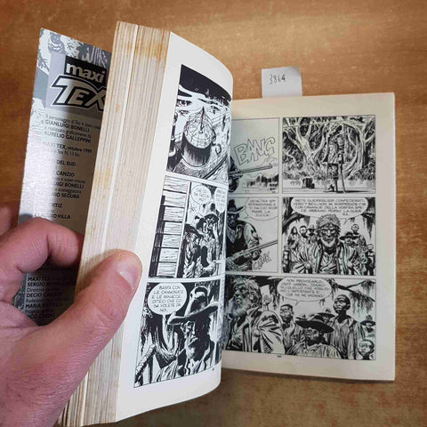MAXI TEX L'ORO DEL SUD 1999 SERGIO BONELLI 266 pagine storia completa CANZIO