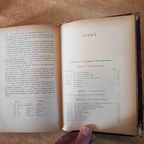 ANTONII BALLERINI, OPUS THEOLOGICUM MORALE Vol. II 1892 Editio Secunda GIACHETTI
