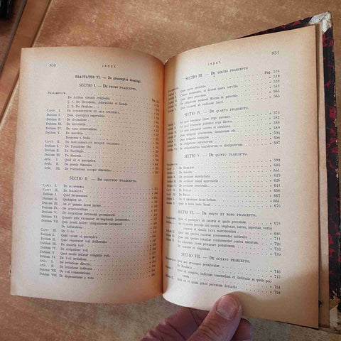 ANTONII BALLERINI, OPUS THEOLOGICUM MORALE Vol. II 1892 Editio Secunda GIACHETTI