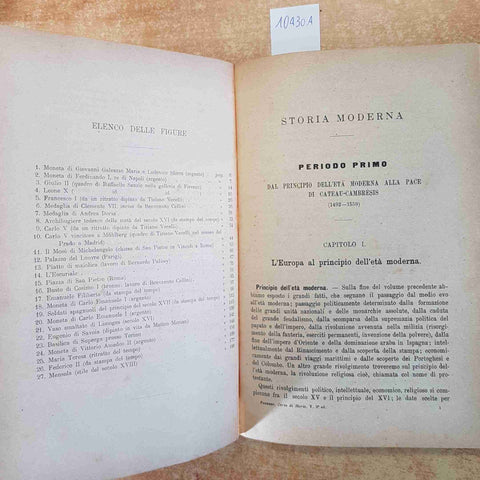 ERMANNO FERRERO CORSO DI STORIA MODERNA vol. 5-6 LOESCHER 1892 SCUOLE SECONDARIE