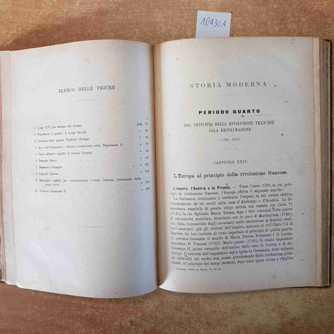 ERMANNO FERRERO CORSO DI STORIA MODERNA vol. 5-6 LOESCHER 1892 SCUOLE SECONDARIE