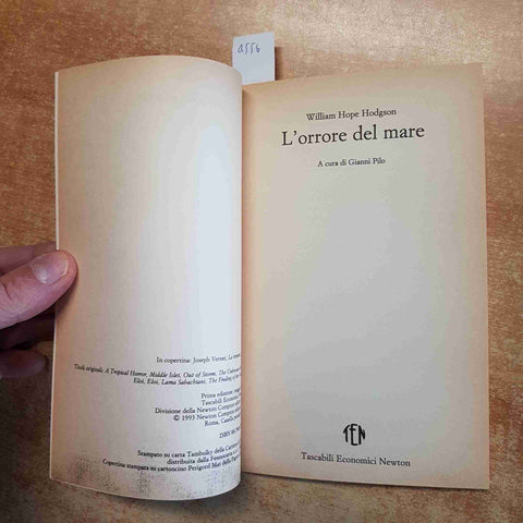 WILLIAM HODGSON - L'ORRORE DEL MARE 1993 NEWTON cento pagine mille lire horror